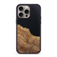 iPhone 15 Pro Max Wood+Resin Phone Case - Kelsey (Pure Black, 666633) Discount