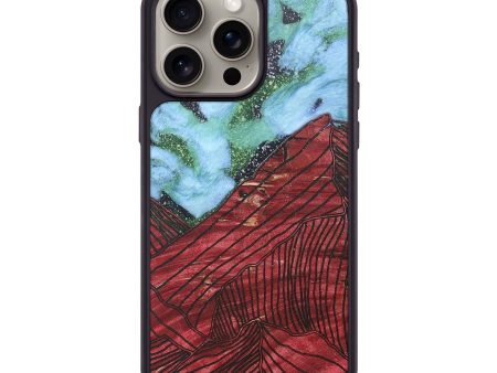 iPhone 15 Pro Max Wood+Resin Phone Case - Cayden (Cosmos, 671326) on Sale