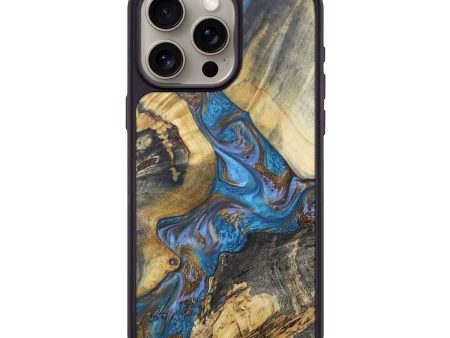 iPhone 15 Pro Max Wood+Resin Phone Case - Opal (Mosaic, 671511) Cheap