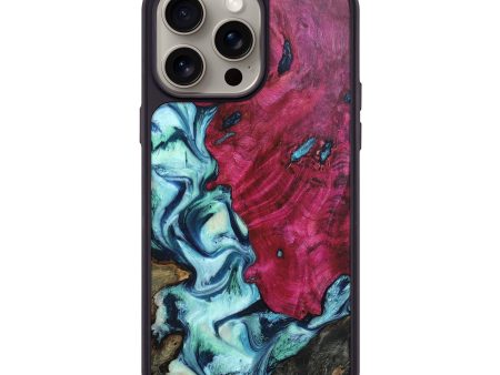 iPhone 15 Pro Max Wood+Resin Phone Case - Sierra (Mosaic, 667815) Cheap