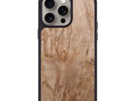 iPhone 15 Pro Max Wood+Resin Phone Case - Audra (Wood Burl, 670363) Online Hot Sale