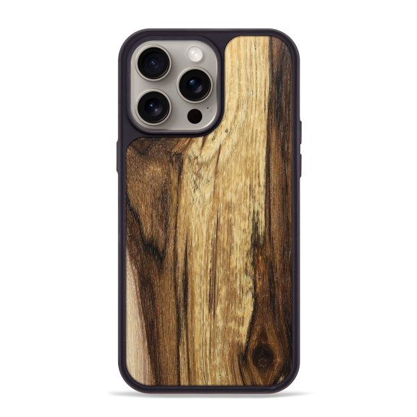 iPhone 15 Pro Max Wood+Resin Phone Case - Stephen (Wood Burl, 669642) Supply