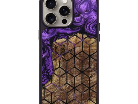 iPhone 15 Pro Max Wood+Resin Phone Case - Adonis (Pattern, 667472) on Sale