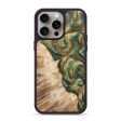 iPhone 15 Pro Max Wood+Resin Phone Case - Caroline (Green, 670458) Online Hot Sale