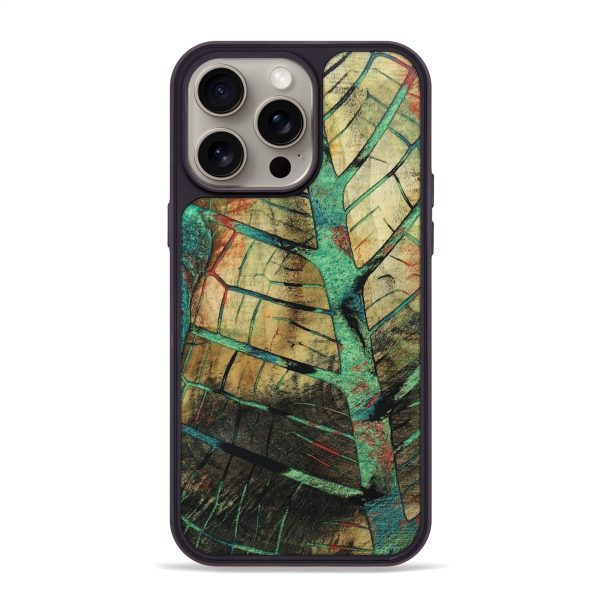 iPhone 15 Pro Max Wood+Resin Phone Case - Rosalie (Harvest, 668065) Fashion