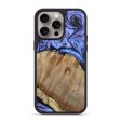 iPhone 15 Pro Max Wood+Resin Phone Case - Edgar (Purple, 666886) Cheap