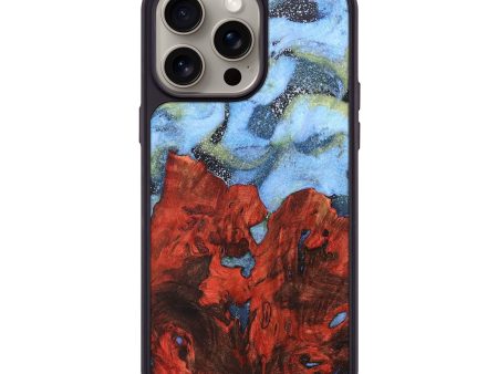 iPhone 15 Pro Max Wood+Resin Phone Case - Leslie (Cosmos, 670197) Online Sale