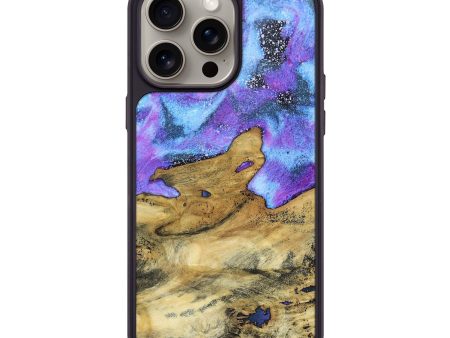 iPhone 15 Pro Max Wood+Resin Phone Case - Rhonda (Cosmos, 669064) Hot on Sale