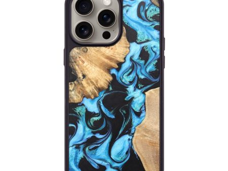 iPhone 15 Pro Max Wood+Resin Phone Case - Gertrude (Mosaic, 670188) Fashion