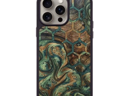 iPhone 15 Pro Max Wood+Resin Phone Case - Gretchen (Pattern, 668621) Hot on Sale