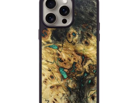 iPhone 15 Pro Max Wood+Resin Phone Case - Iris (Harvest, 668076) Hot on Sale