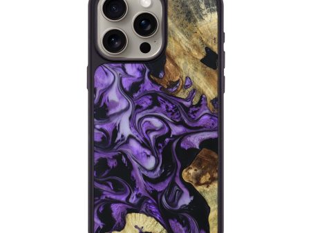 iPhone 15 Pro Max Wood+Resin Phone Case - Kameron (Mosaic, 670983) Online now