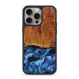 iPhone 15 Pro Max Wood+Resin Phone Case - Alejandro (Blue, 666645) Hot on Sale