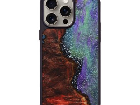 iPhone 15 Pro Max Wood+Resin Phone Case - Adelaide (Cosmos, 669666) For Discount