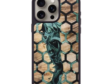 iPhone 15 Pro Max Wood+Resin Phone Case - Latasha (Pattern, 670850) Discount