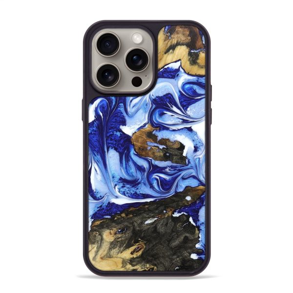 iPhone 15 Pro Max Wood+Resin Phone Case - Dick (Mosaic, 669932) Hot on Sale