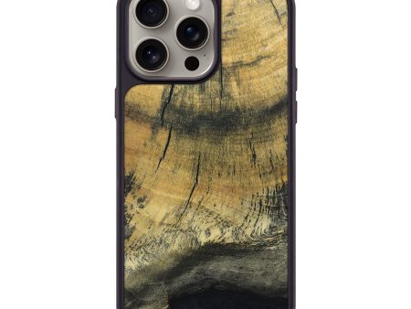 iPhone 15 Pro Max Wood+Resin Phone Case - Xander (Wood Burl, 669635) Hot on Sale