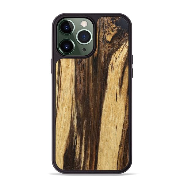 iPhone 13 Pro Max Wood+Resin Phone Case - Justin (Wood Burl, 670366) on Sale