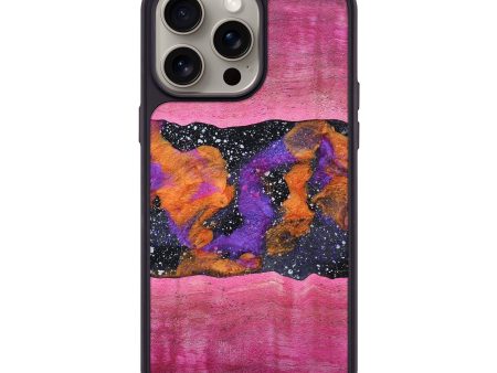 iPhone 15 Pro Max Wood+Resin Phone Case - Rickie (Cosmos, 666790) Sale