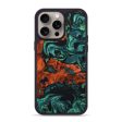 iPhone 15 Pro Max Wood+Resin Phone Case - Daxton (Green, 669183) Hot on Sale