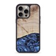 iPhone 15 Pro Max Wood+Resin Phone Case - Asher (Blue, 670293) Online