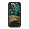 iPhone 13 Pro Max Wood+Resin Phone Case - Lucinda (Green, 670472) on Sale