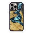 iPhone 15 Pro Max Wood+Resin Phone Case - Janiya (Mosaic, 667817) on Sale