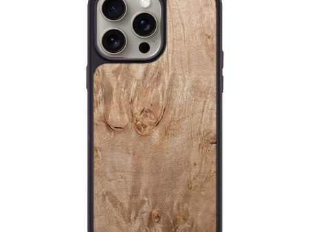 iPhone 15 Pro Max Wood+Resin Phone Case - Angela (Wood Burl, 670368) Supply