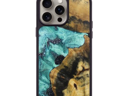 iPhone 15 Pro Max Wood+Resin Phone Case - Alice (Cosmos, 667821) Supply