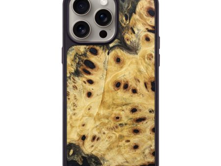 iPhone 15 Pro Max Wood+Resin Phone Case - Ophelia (Wood Burl, 669650) For Discount