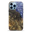 iPhone 14 Pro Max Wood+Resin Live Edge Phone Case - Eunice (Blue, 670032) Online