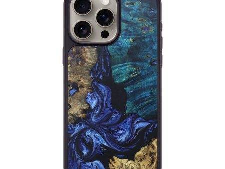 iPhone 15 Pro Max Wood+Resin Phone Case - Remy (Mosaic, 671515) Discount