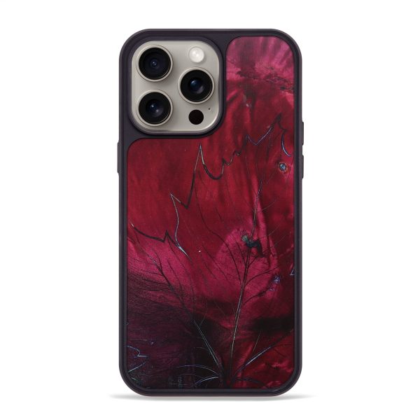 iPhone 15 Pro Max Wood+Resin Phone Case - Marguerite (Harvest, 667946) Supply