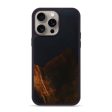 iPhone 15 Pro Max Wood+Resin Phone Case - Mekhi (Pure Black, 666635) Sale