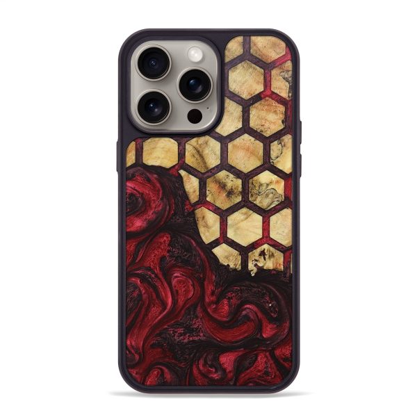 iPhone 15 Pro Max Wood+Resin Phone Case - Ashlee (Pattern, 669283) Online