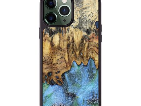 iPhone 13 Pro Max Wood+Resin Phone Case - Dan (Cosmos, 669670) Online now