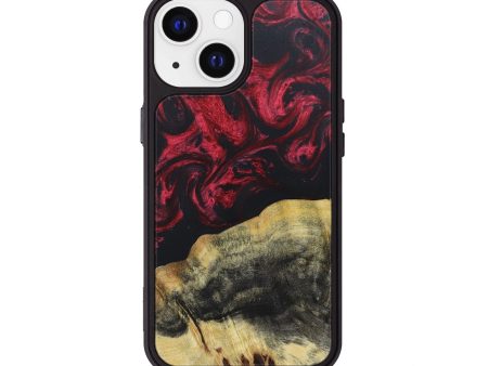 iPhone 13 Wood+Resin Phone Case - Homer (Red, 671087) Online