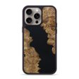 iPhone 15 Pro Max Wood+Resin Phone Case - Christoph (Pure Black, 669853) Online now