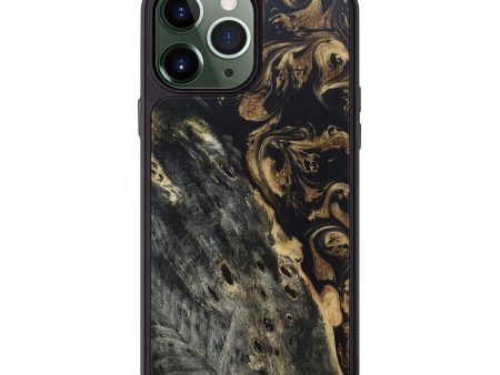 iPhone 13 Pro Max Wood+Resin Phone Case - Luther (Black & White, 670331) Fashion