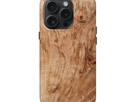 iPhone 15 Pro Wood+Resin Live Edge Phone Case - Audrey (Wood Burl, 670011) For Cheap