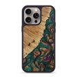 iPhone 15 Pro Max Wood+Resin Phone Case - Gracelyn (Green, 667704) Supply