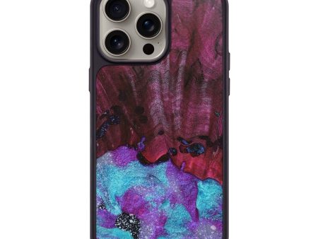 iPhone 15 Pro Max Wood+Resin Phone Case - Natalie (Cosmos, 669355) Cheap