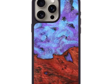 iPhone 15 Pro Max Wood+Resin Phone Case - Eleanor (Cosmos, 670932) Discount