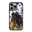 iPhone 15 Pro Max Wood+Resin Phone Case - Ryker (Black & White, 669519) Online Hot Sale