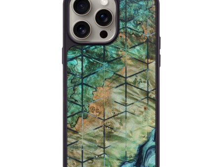 iPhone 15 Pro Max Wood+Resin Phone Case - Amir (Pattern, 667810) For Cheap