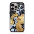 iPhone 15 Pro Max Wood+Resin Phone Case - Charles (Mosaic, 667748) Online