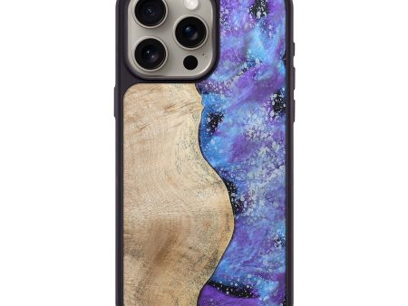 iPhone 15 Pro Max Wood+Resin Phone Case - Mark (Cosmos, 670931) Fashion