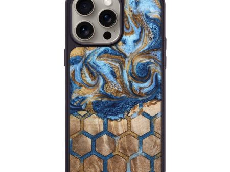 iPhone 15 Pro Max Wood+Resin Phone Case - Elliot (Pattern, 669900) on Sale