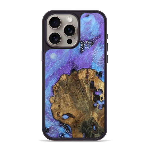 iPhone 15 Pro Max Wood+Resin Phone Case - Mattie (Cosmos, 670918) Online