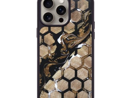 iPhone 15 Pro Max Wood+Resin Phone Case - Catina (Pattern, 670431) Online now